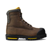 Bota de trabajo Tarantula de 8" con punta de acero para hombre - Marrón